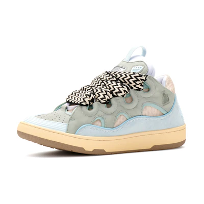 Lanvin Curb Leather 'Blue Casual'