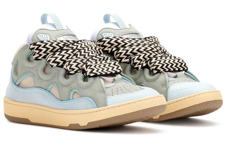 Lookbook 랑방 커브 블루 캐주얼 스니커즈 (Lanbang Keobeu Beullu Kaejuel Seunikkeojeu) FM-SKRK11-DRAG-A2121