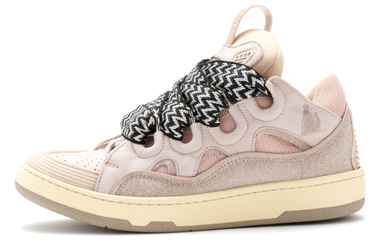 Buy 浪凡 Curb 粉色皮革闪光运动鞋 FM-SKRK11-DRLX-A2251