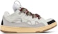 Lanvin Curb Sneakers Kulit dan Glitter 'Putih' FM-SKRK11-DRLX-A2210/FM-SKRK11-DRLX-A2200