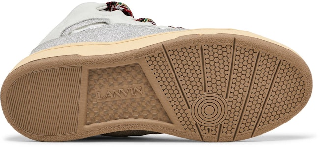 랑방 커브 가죽 & 글리터 스니커즈 '화이트' FM-SKRK11-DRLX-A2210/FM-SKRK11-DRLX-A2200 Shop 랑방 커브 가죽 & 글리터 스니커즈 '화이트' FM-SKRK11-DRLX-A2210/FM-SKRK11-DRLX-A2200