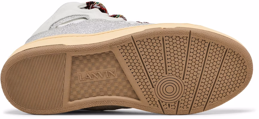 Lanvin Curb Leather and Glitter Sneakers 'White' FM-SKRK11-DRLX-A2210/FM-SKRK11-DRLX-A2200 Shop Lanvin Curb Leather and Glitter Sneakers 'White' FM-SKRK11-DRLX-A2210/FM-SKRK11-DRLX-A2200