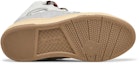 Shop Lanvin Curb Sneakers Kulit dan Glitter 'Putih' FM-SKRK11-DRLX-A2210/FM-SKRK11-DRLX-A2200
