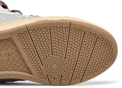 랑방 커브 가죽 & 글리터 스니커즈 '화이트' FM-SKRK11-DRLX-A2210/FM-SKRK11-DRLX-A2200 Purchase 랑방 커브 가죽 & 글리터 스니커즈 '화이트' FM-SKRK11-DRLX-A2210/FM-SKRK11-DRLX-A2200