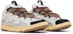 Lanvin Curb Sneakers Kulit dan Glitter 'Putih' FM-SKRK11-DRLX-A2210/FM-SKRK11-DRLX-A2200