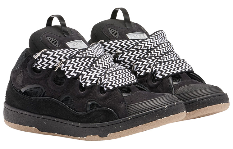 Order ランバン カーブ スニーカー (ブラック) FM-SKRK11-DOTS-P2310