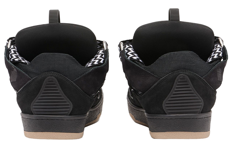 Shop ランバン カーブ スニーカー (ブラック) FM-SKRK11-DOTS-P2310