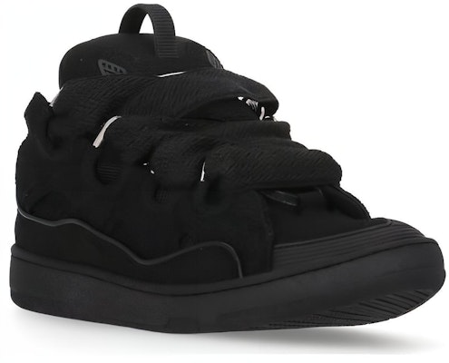 Zapatillas Lanvin Curb 'Negro con Brillo Spray' FM-SKRK11-GRIP-A231010 Lookbook Zapatillas Lanvin Curb 'Negro con Brillo Spray' FM-SKRK11-GRIP-A231010