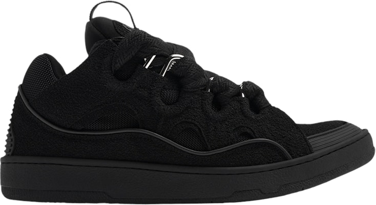 Lanvin Curb Sneaker 'Semburan Hitam Berkilau' FMSKRK11GRIPA231010 Buy Lanvin Curb Sneaker 'Semburan Hitam Berkilau' FMSKRK11GRIPA231010