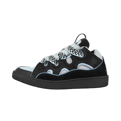 Lanvin Curb Sneaker 'Black Light Blue'