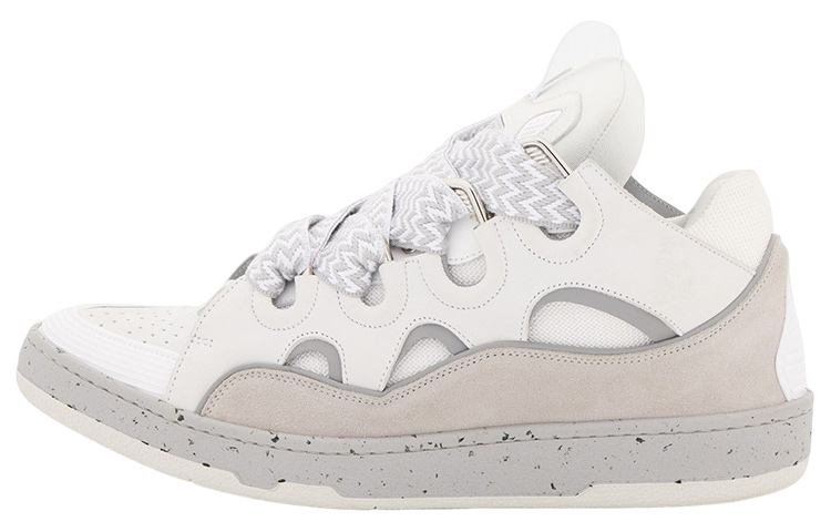 Lanvin Curb Sneaker 'Grey White' FM-SKRK11-DOTS-P231300