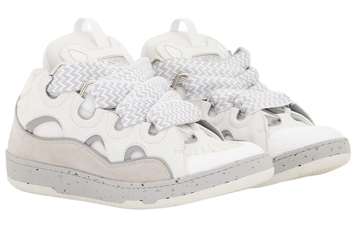 Lanvin Curb Sneaker 'Grey White'