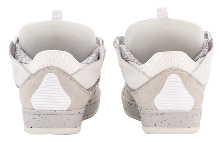 Shop Lanvin Curb 运动鞋 '灰白' FM-SKRK11-DOTS-P231300