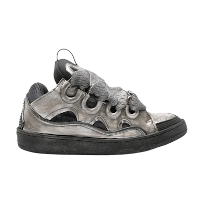 Lanvin Curb Sneaker 'Vintage Silver Black'