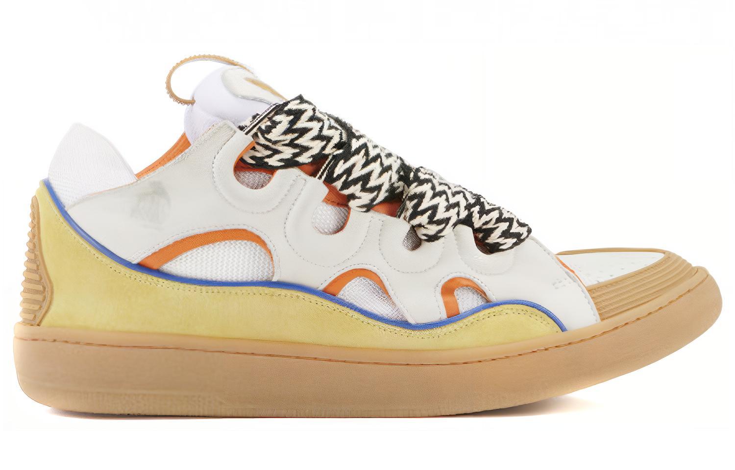 Order Lanvin Curb Sneaker 'White Beige' FM-SKRK11-DRA1-P2107