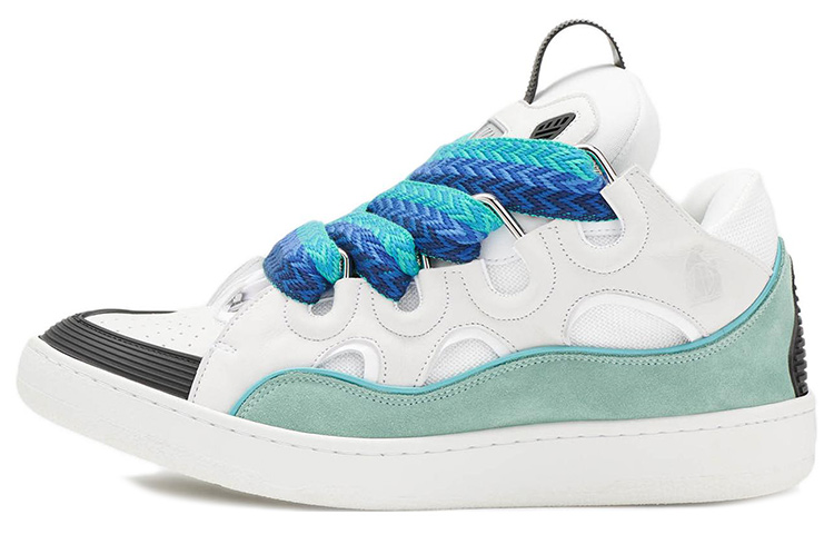 Lanvin Curb Sneaker 'White Green' FM-SKRK11-DRAG-H220040