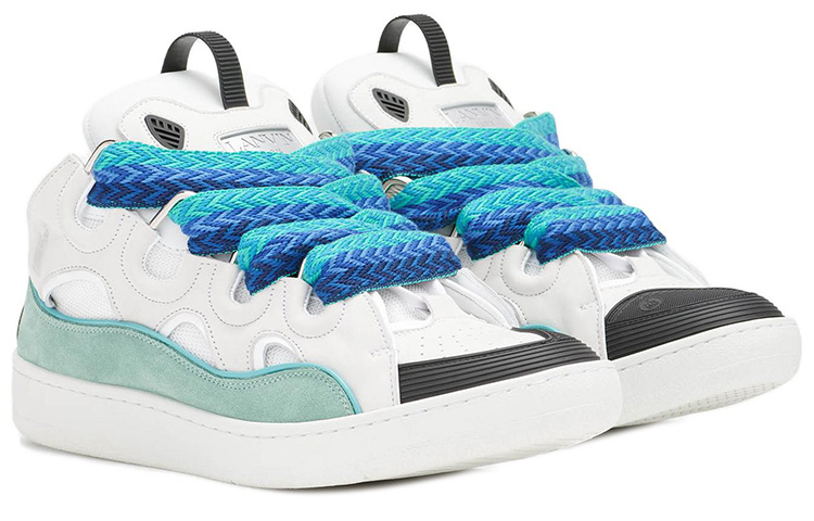 Order 兰文 Curb 运动鞋 '白绿' FM-SKRK11-DRAG-H220040