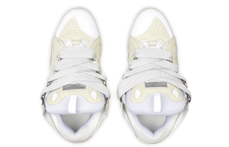 Shop Lanvin Curb Sneakers 'Beige' FM-SKRK11-TRAG-A2205