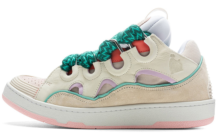 Lanvin Curb Sneakers 'Beige Pink' FM-SKRK11-DALL-P225205