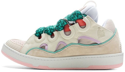 Lanvin浪凡 Curb 低幫 運動休閒鞋 男款 棕粉色 Buy Lanvin浪凡 Curb 低幫 運動休閒鞋 男款 棕粉色