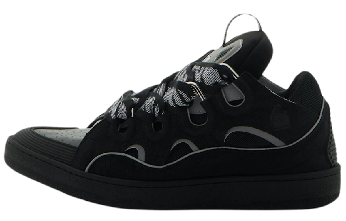 Lanvin Curb Sneakers 'Black Grey'