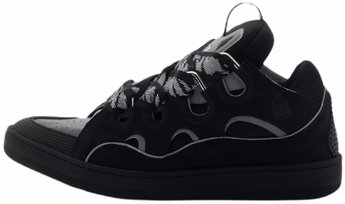 Lanvin Curb Sneakers 'Black Grey' FM-SKRK11-REFL-P2210 Buy Lanvin Curb Sneakers 'Black Grey' FM-SKRK11-REFL-P2210