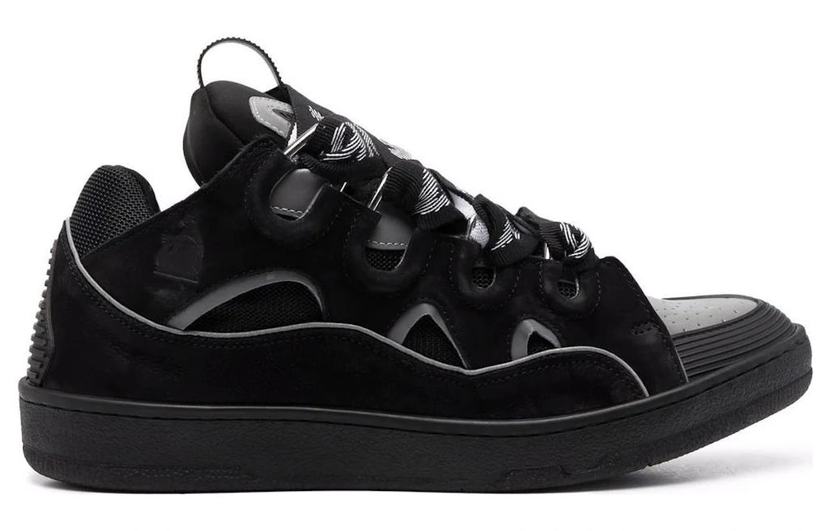 Lanvin Curb Sneakers 'Black Grey'
