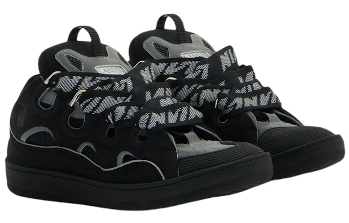 Lanvin Curb Sneakers 'Black Grey'