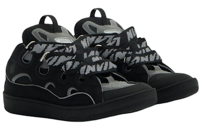 Lanvin Curb Sneakers 'Black Grey'