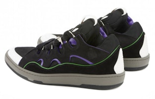 浪凡(Lanvin)Curb 皮質拼接運動鞋 麵包鞋 黑白 Shop 浪凡(Lanvin)Curb 皮質拼接運動鞋 麵包鞋 黑白