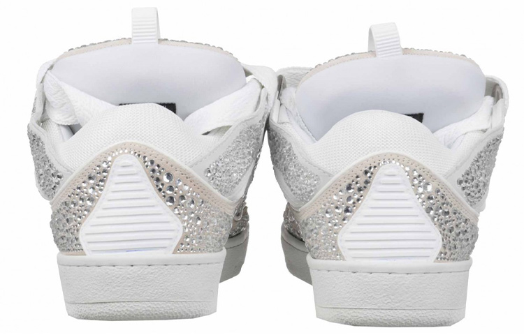 Shop Sepatu Lanvin Curb 'Hiasan Kristal - Putih' FM-SKRK11-STRA-P22-00M2