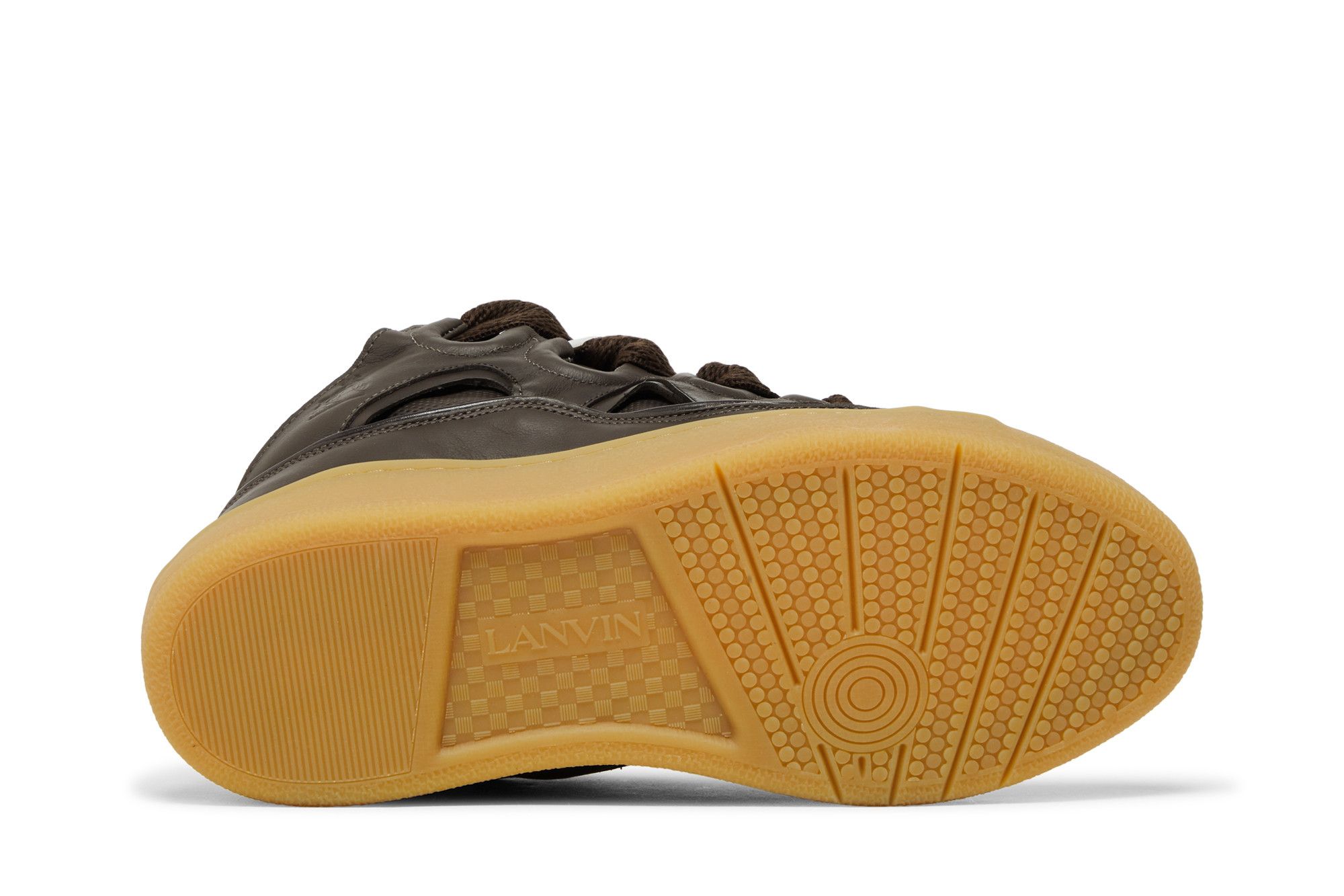 Shop ランバン カーブ ブラウン ローカット FM-SKRK11-NAPA-E23101