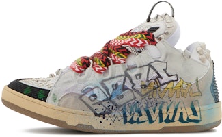 Lanvin Curb Sneakers 'Graffiti' FM-SKRK11-STUD-P22-00M2 Lanvin Curb Sneakers 'Graffiti' FM-SKRK11-STUD-P22-00M2