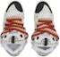 Shop Lanvin Curb Sneakers 'Graffiti' Kasut Lelaki Streetwear Unik FM-SKRK11-STUD-P22-00M2
