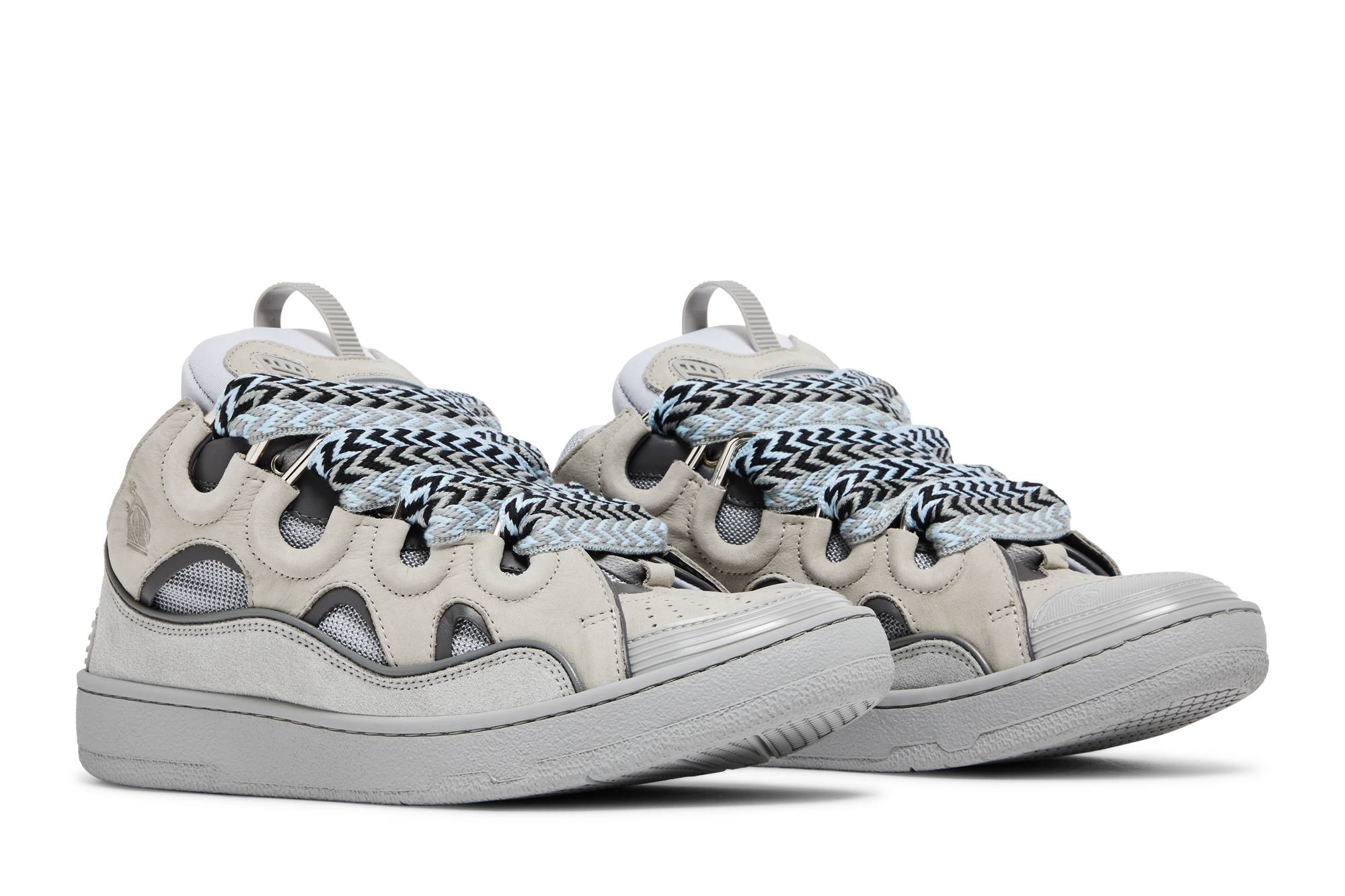 Cheap ランバン カーブ スニーカー グレー FM-SKRK11-DRAG-A2313