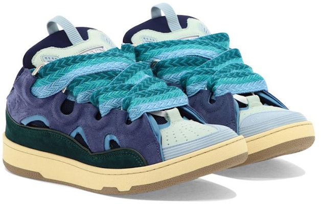 Lanvin浪凡 Curb 時尚舒適 時尚板鞋 男款 藍紫色 Order Lanvin浪凡 Curb 時尚舒適 時尚板鞋 男款 藍紫色