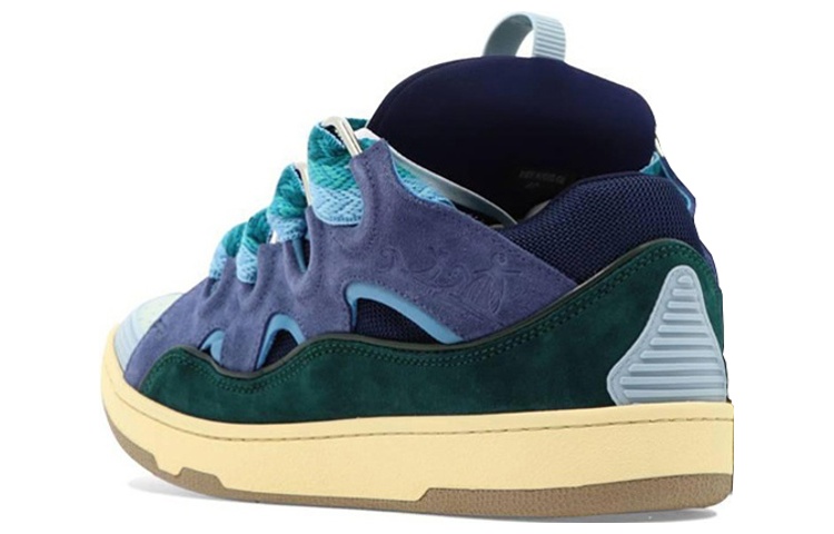 Lookbook Lanvin浪凡 Curb 時尚舒適 時尚板鞋 男款 藍紫色