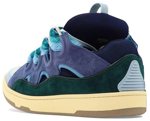 Lanvin浪凡 Curb 時尚舒適 時尚板鞋 男款 藍紫色 Lookbook Lanvin浪凡 Curb 時尚舒適 時尚板鞋 男款 藍紫色