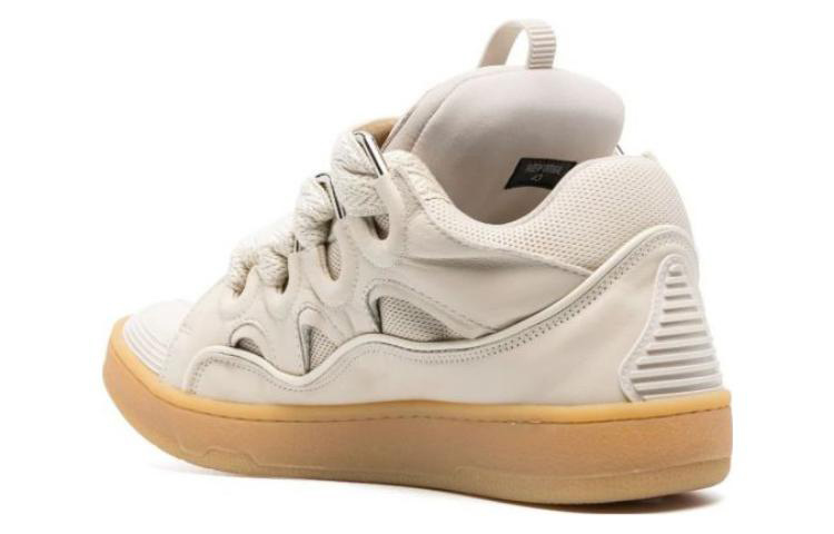 Shop Lanvin Curb Sneakers 'Light Beige' FM-SKRK11-NAPA-E23-002