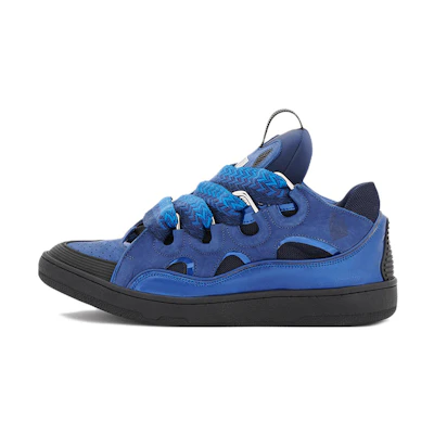 Lanvin Curb Sneakers 'Metallic - Majorelle Blue'