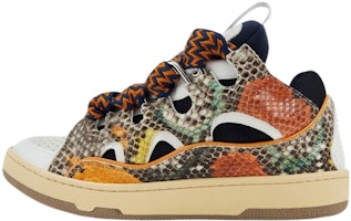 Lanvin Curb Sneakers 'Multi-Color Snakeskin' FM-SKRK11-PRPY-H21S124 Lanvin Curb Sneakers 'Multi-Color Snakeskin' FM-SKRK11-PRPY-H21S124