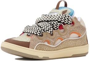Lanvin Curb Sneakers 'Rhinestones - Beige' FM-SKRK11-STRA-H2105 Lanvin Curb Sneakers 'Rhinestones - Beige' FM-SKRK11-STRA-H2105