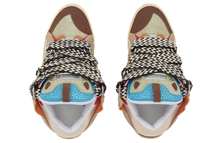 Shop Lanvin Curb Low 'Coklat Muda' FM-SKRK11-STRA-H2105