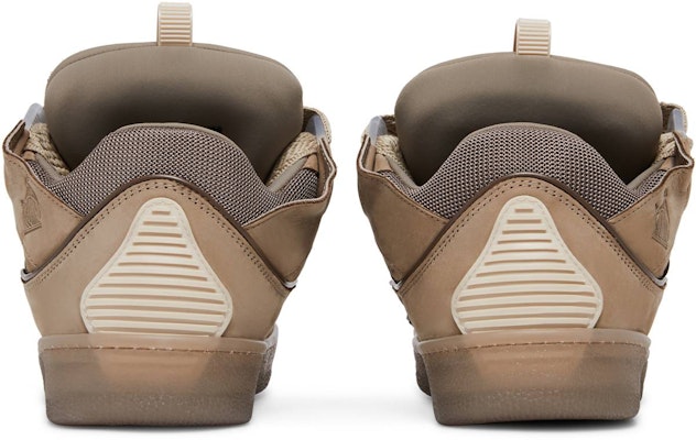 Lanvin Curb Sneakers 'Taupe' Kasut Sneakers Lelaki Warna Coklat Kelabu FM-SKRK11-TRAG-P2316 Details for Lanvin Curb Sneakers 'Taupe' Kasut Sneakers Lelaki Warna Coklat Kelabu FM-SKRK11-TRAG-P2316