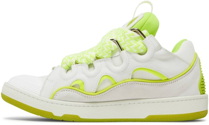 Lanvin 浪凡 Curb 皮革 系帶 時尚板鞋 白黃 Lookbook Lanvin 浪凡 Curb 皮革 系帶 時尚板鞋 白黃