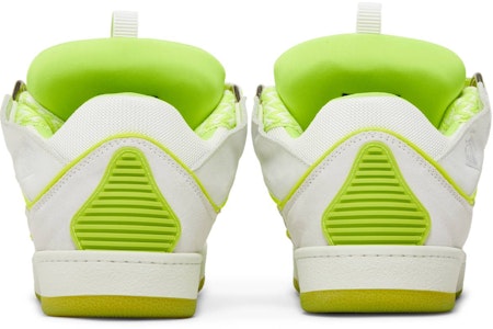 랑방 컬브 스니커즈 (화이트/형광노랑) FM-SKRK11-DRAP-P23-00F8 Details for 랑방 컬브 스니커즈 (화이트/형광노랑) FM-SKRK11-DRAP-P23-00F8