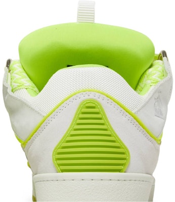 Lanvin 浪凡 Curb 皮革 系帶 時尚板鞋 白黃 Sizing Lanvin 浪凡 Curb 皮革 系帶 時尚板鞋 白黃