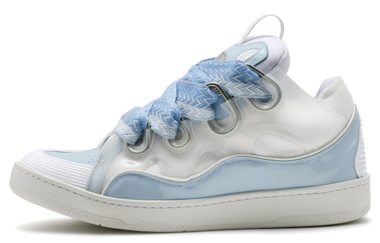 Lanvin Curb Sneakers 'White Light Blue' FM-SKRK11-GLOS-A22201