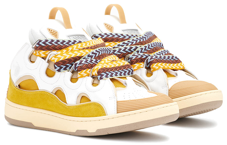 Lookbook ランバン カーブスニーカー 白/黄 FM-SKRK11-DRAG-H220080
