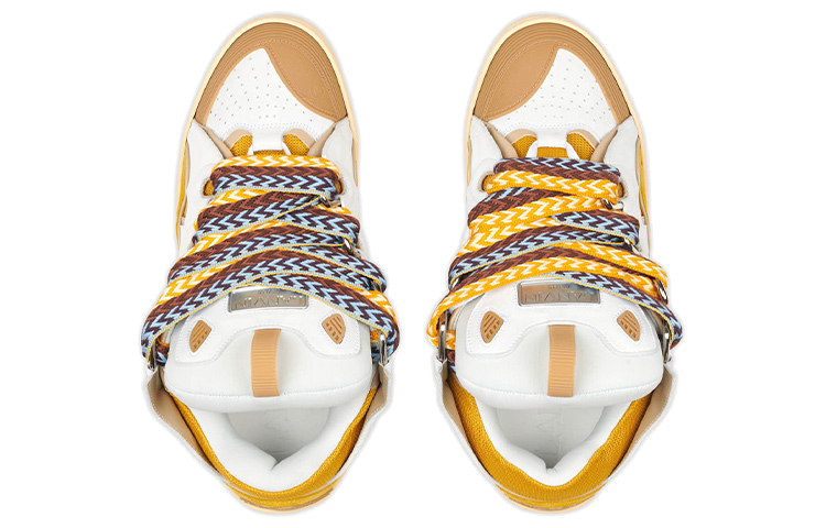 Purchase ランバン カーブスニーカー 白/黄 FM-SKRK11-DRAG-H220080